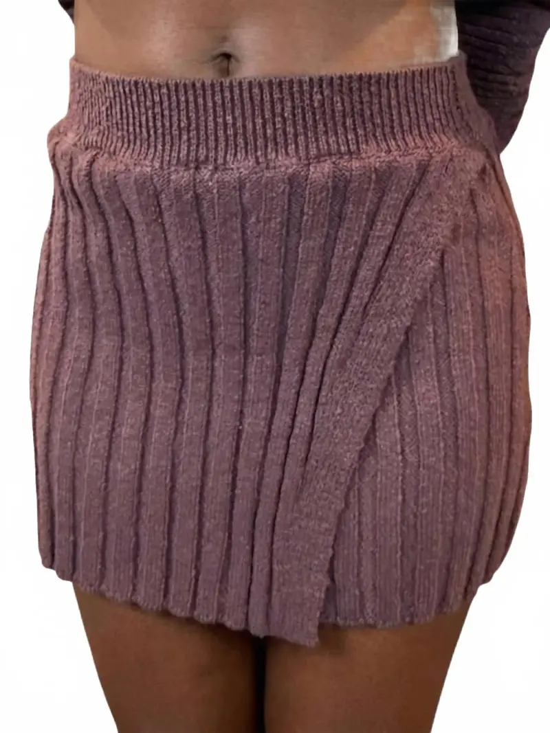 Iris Mini Skirt In Chocolate 1