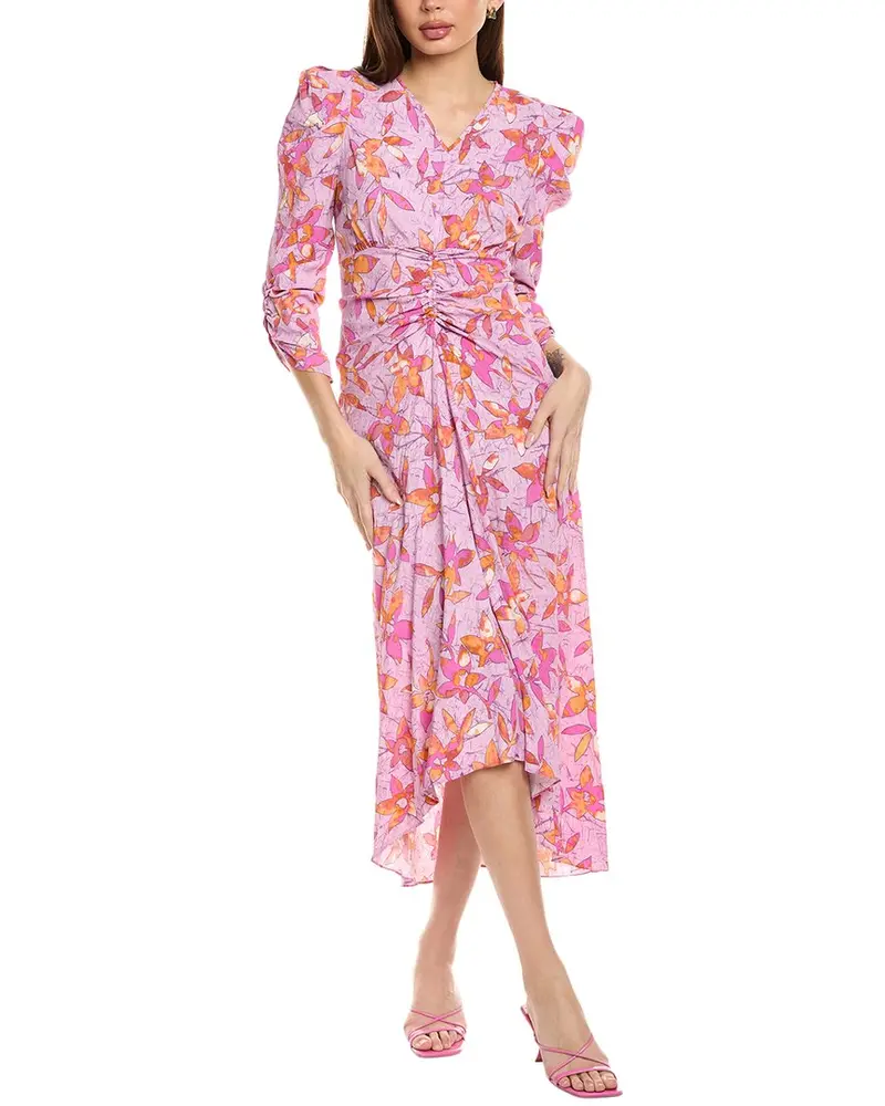 Isabel Marant E'toile Albisd Silk-Blended Maxi Dress 1