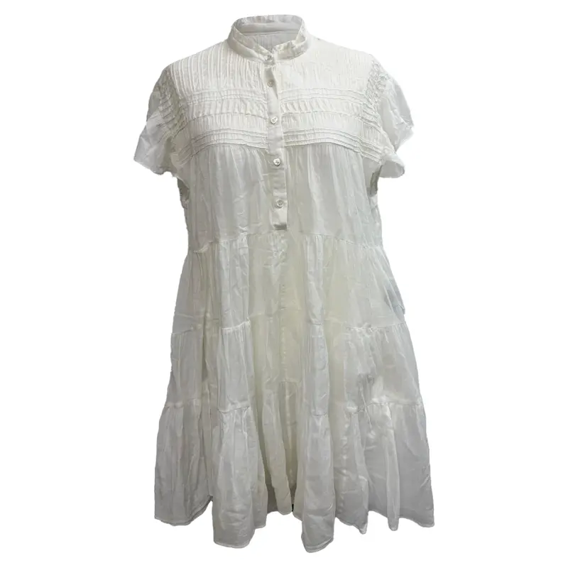 Isabel Marant Etoile Lanikaye Mini Dress In White Cotton 1