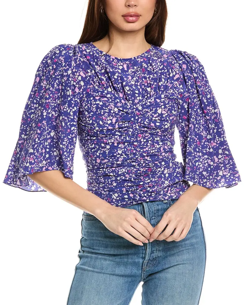 Isabel Marant E'toile Lidiane Silk-Blend Blouse 1