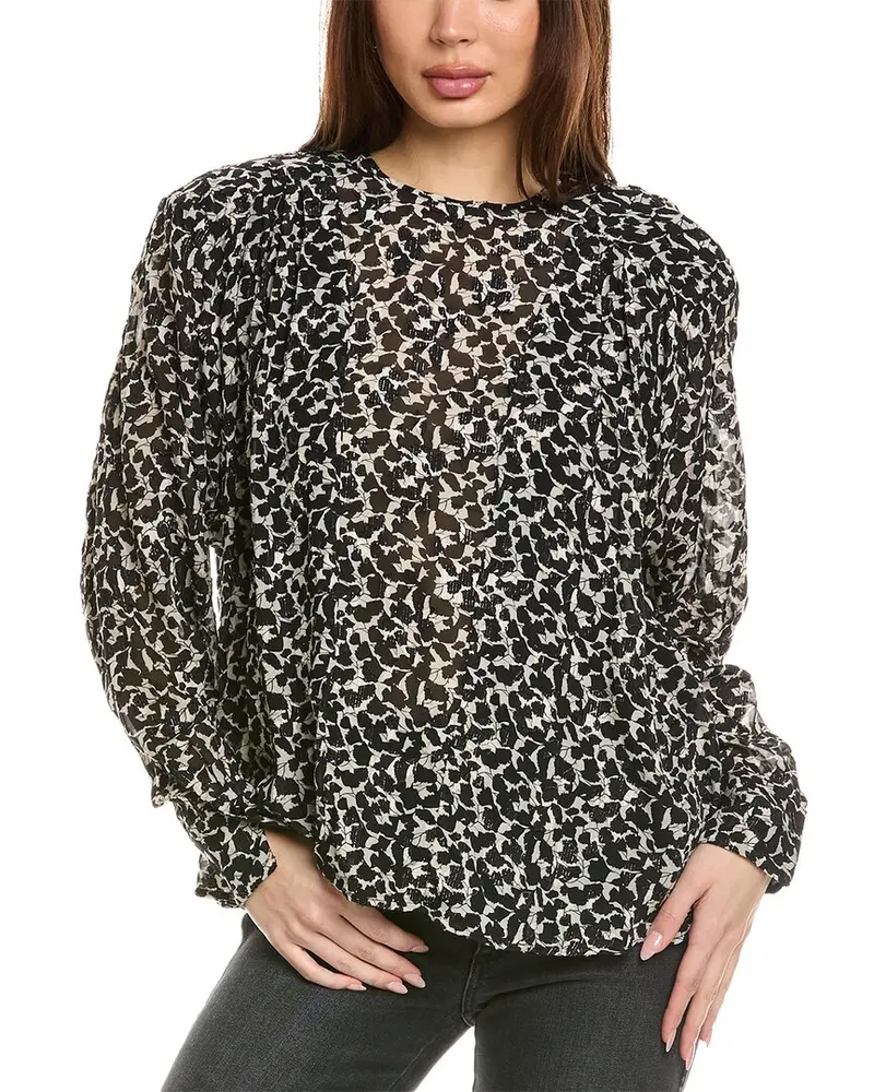 Isabel Marant E'toile Midway Silk-Blend Blouse 1