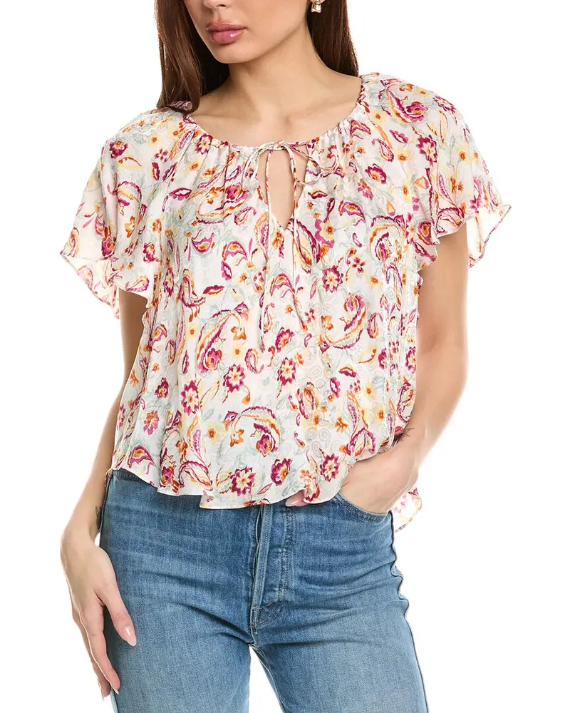 Isabel Marant E'toile Penelope Silk-Blend Blouse 1