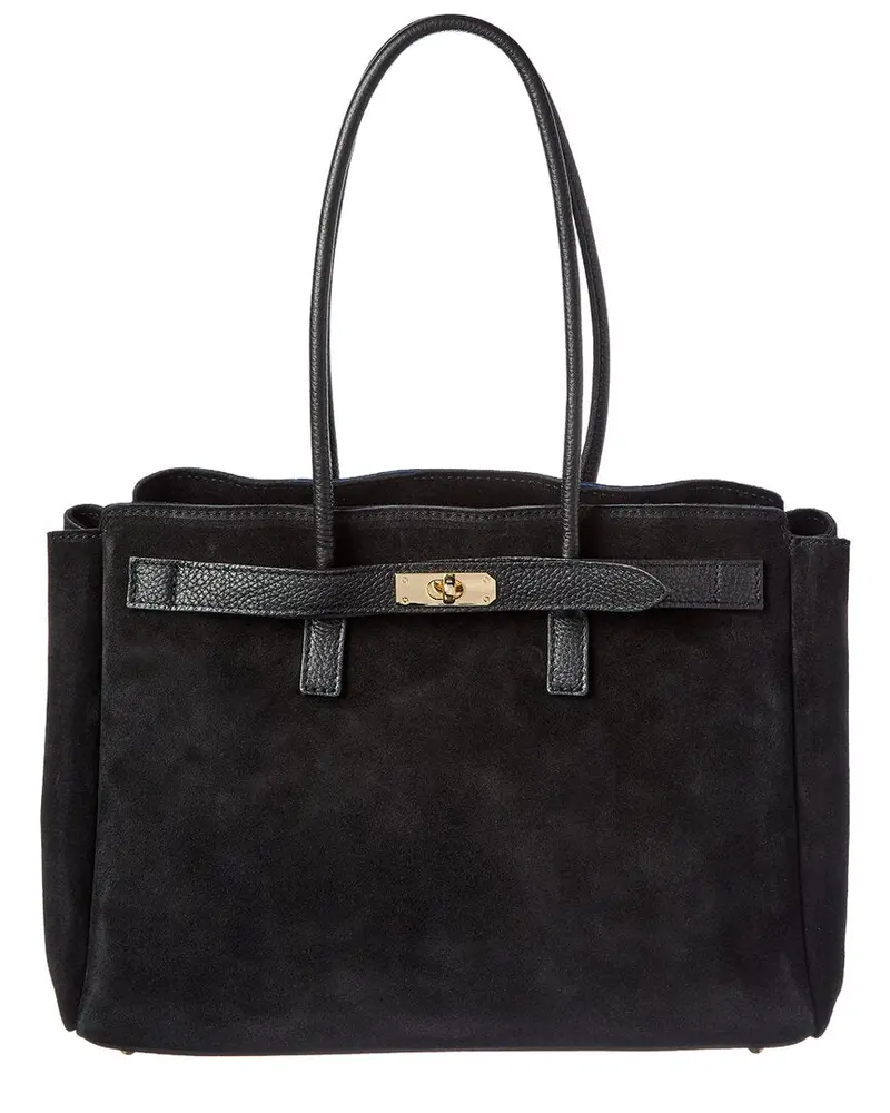 Isabella Rossetti Aurelia Suede Handbag 1