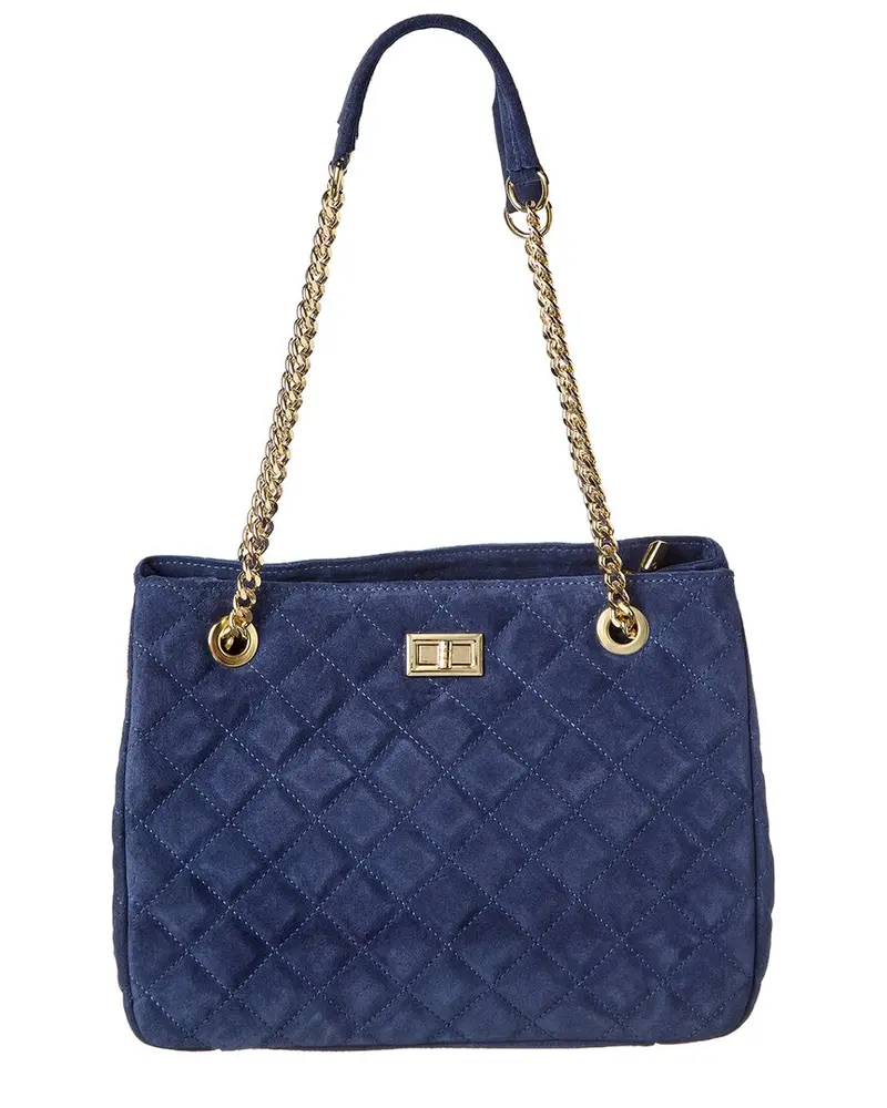 Isabella Rossetti Ravenna Suede Handbag 1