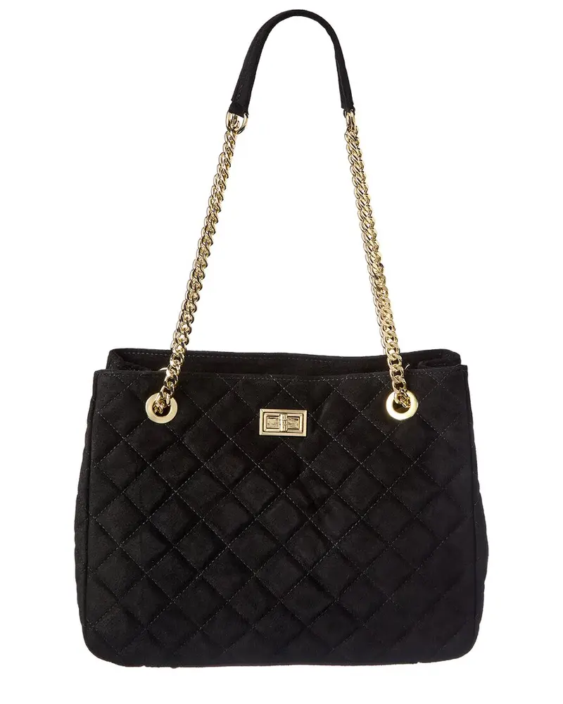 Isabella Rossetti Ravenna Suede Handbag 1