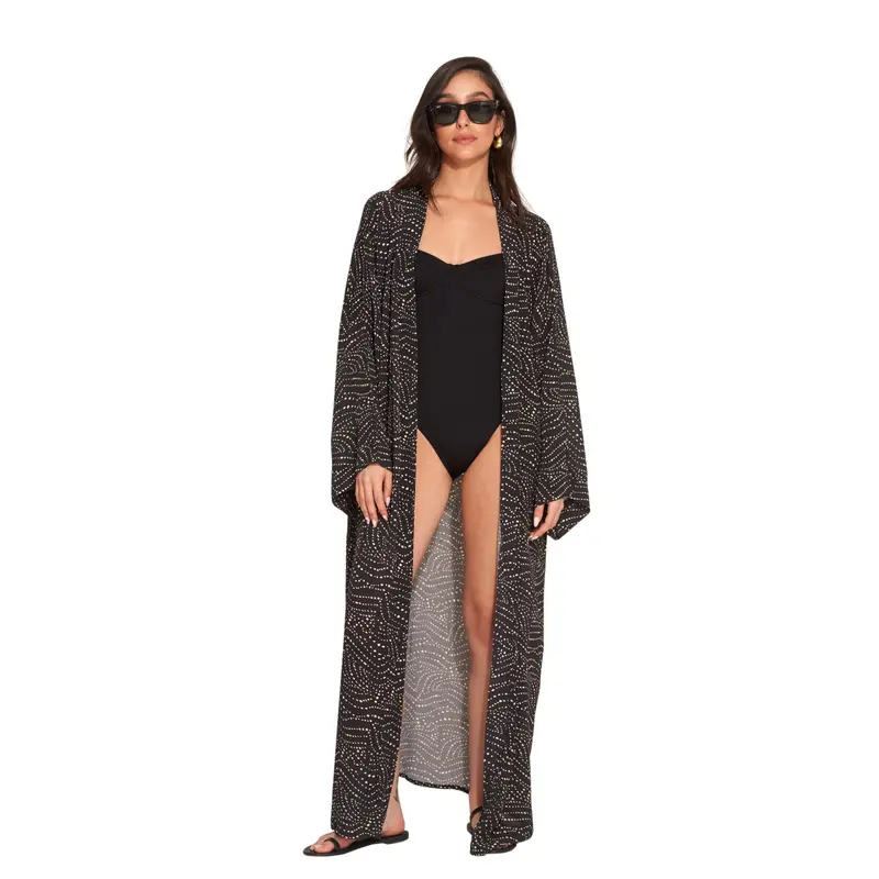 Issey Swim Cover Up Kimono 1