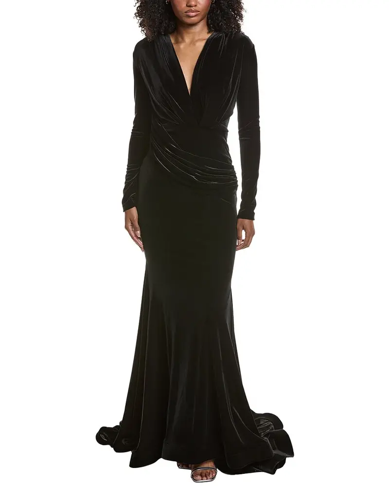 Issue New York Velvet High-Low Gown 1