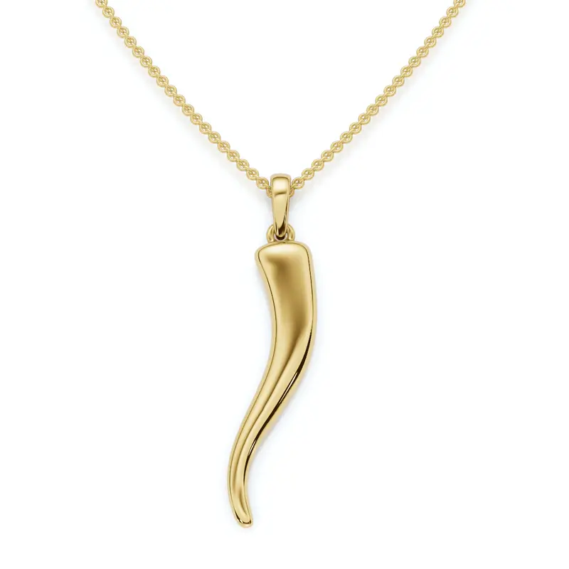 Italian Horn Pendant No Chain 1