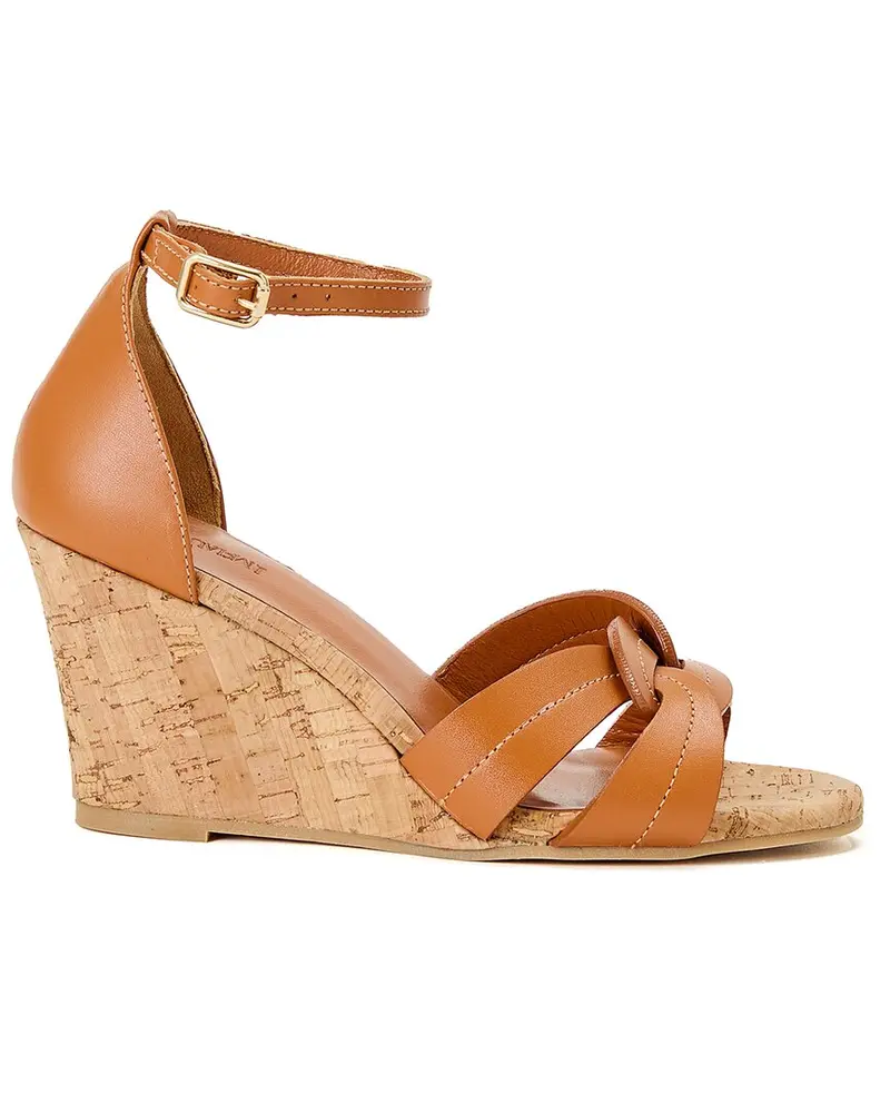 J.Mclaughlin Madrid Leather Wedge Sandal 1