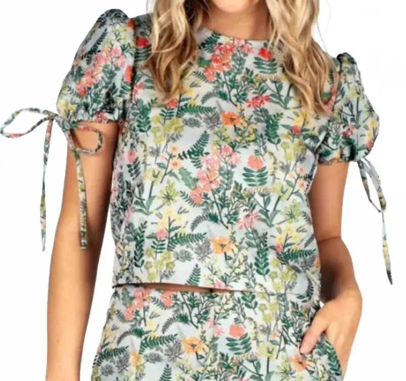 Jacquard Cassandra Top In Multi 1