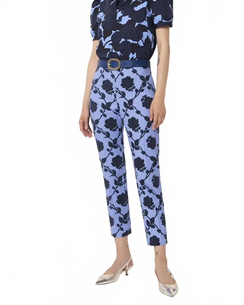 Jacquard Pants In Horizon 1