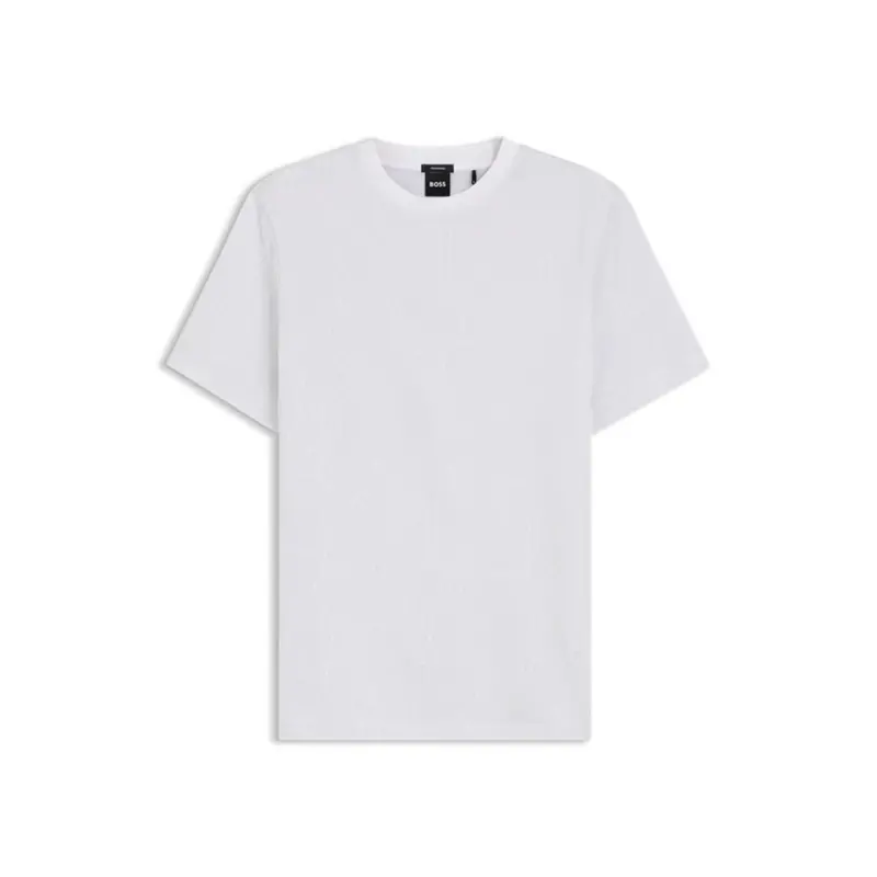 Jacquard-Pattern T-Shirt In Cotton 1