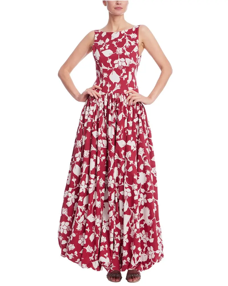 Jewel Badgley Mischka Floral Drop Waist Dress 1