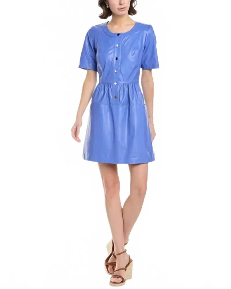 Jillian Strands Dress In Blue 1