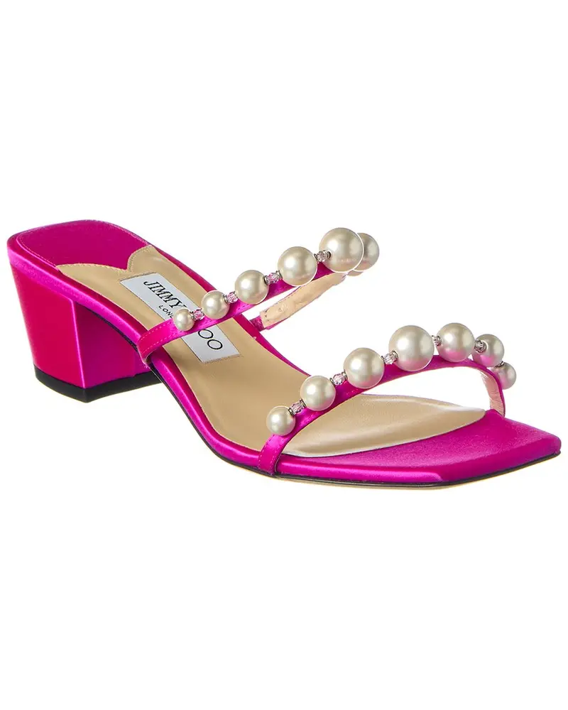 Jimmy Choo Amara 45 Satin Sandal 1