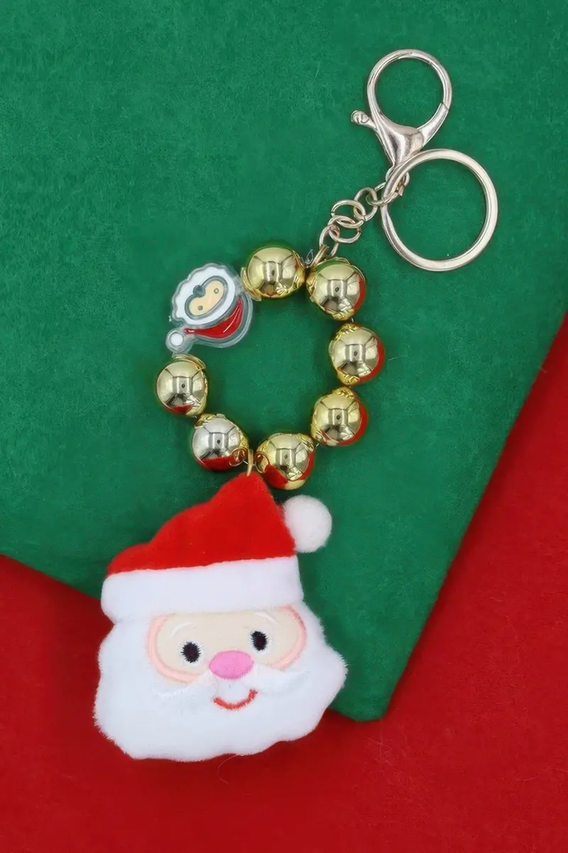 Jingle Claus Seasonal Keychain For Keys & Bags 1