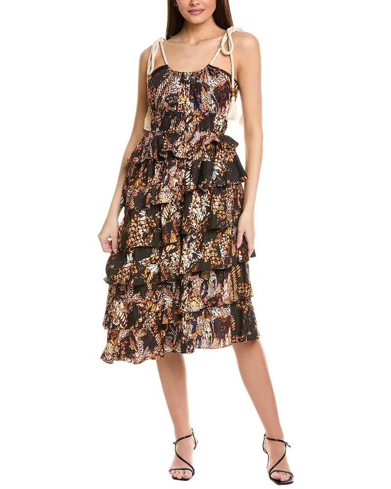 Jl Luxe Tiered Midi Dress 1