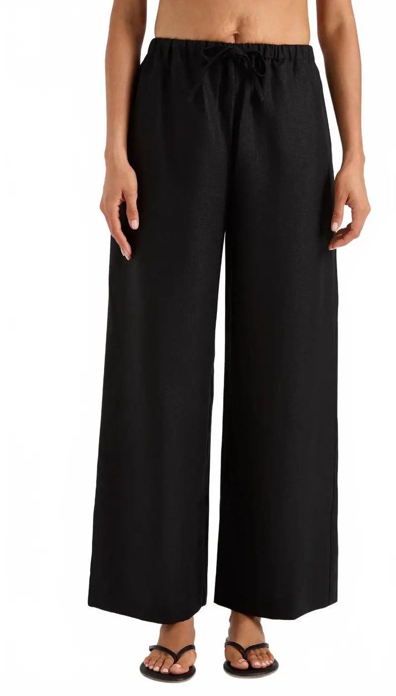 Jones Linen Pant In Black 1