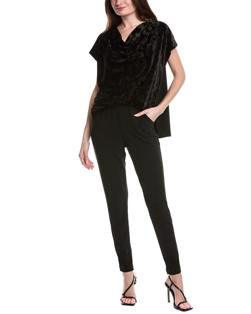 Joseph Ribkoff Mixed Media Jumpsuit 1
