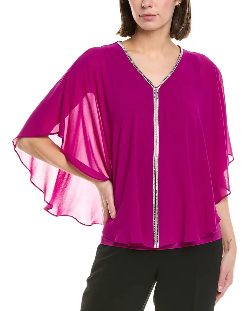 Joseph Ribkoff Sheer Blouse 1
