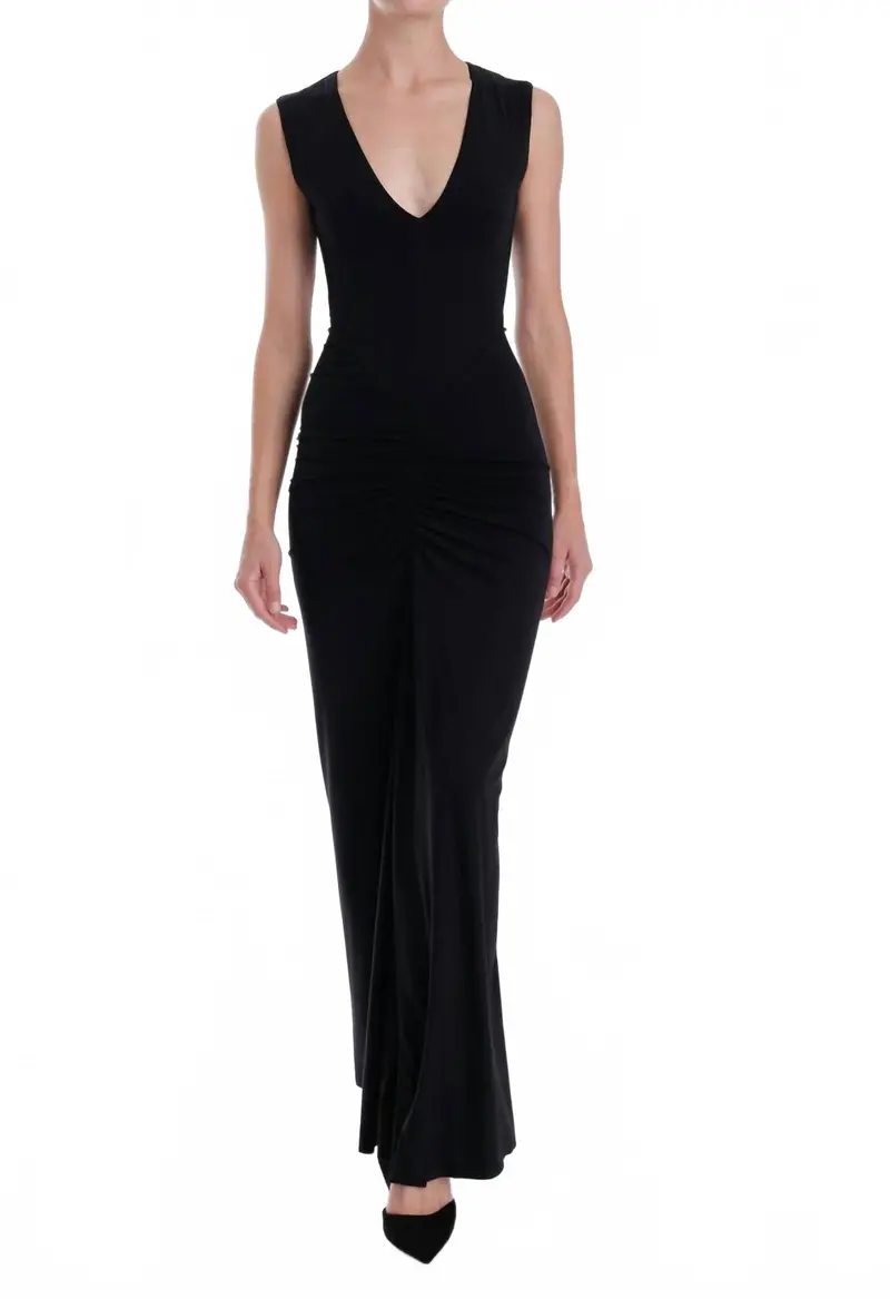 Julia Maxi Dress In Black 1