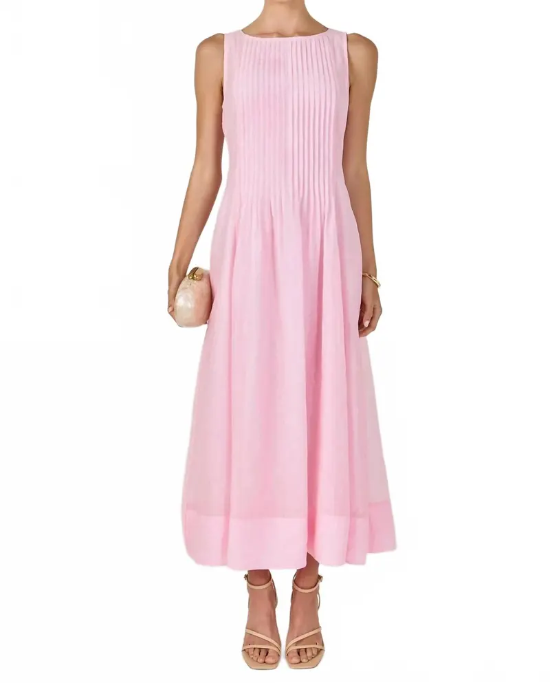 Julia Midi Dress In Pink 1