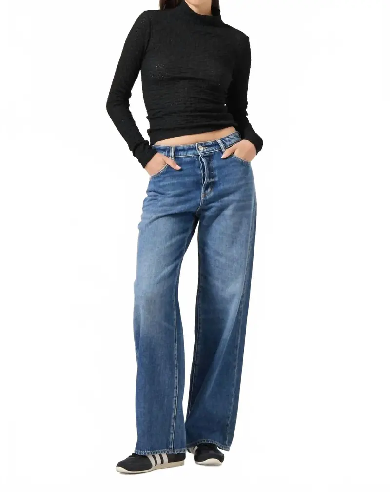 Kate Mid Rise Baggy Jean In Paris Texas 1