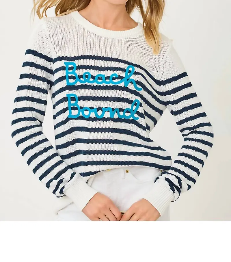 Kelsa Beach Bound Sweater In Coconut 1