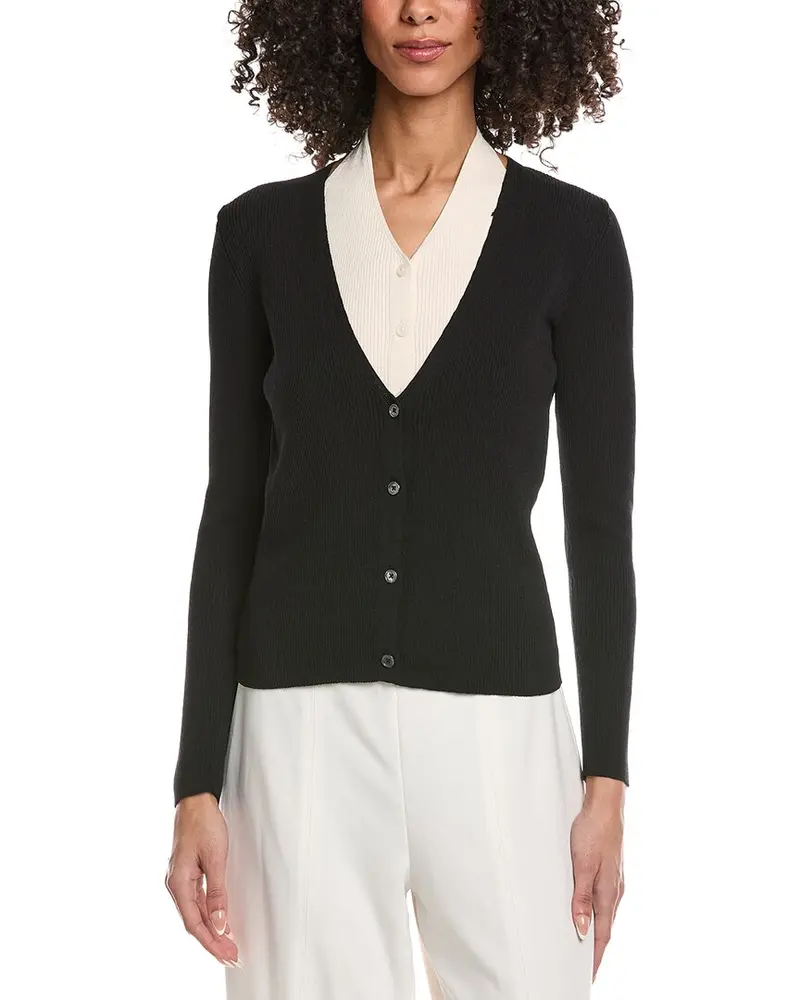 Kenneth Cole Ribbed Cardigan 1
