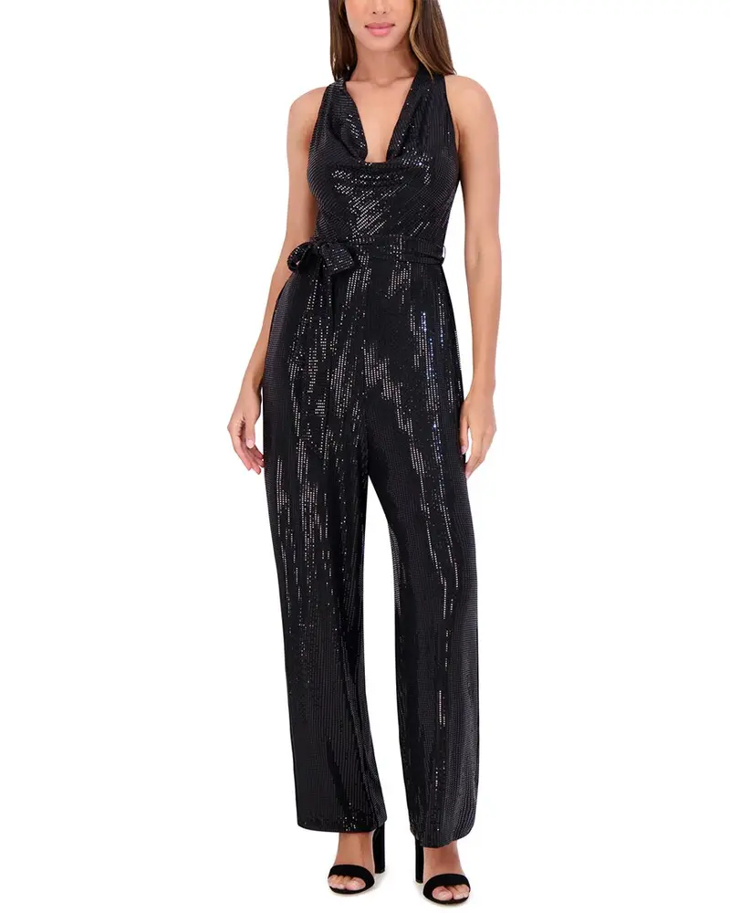 Kensie Sequin Knit Jumpsuit 1