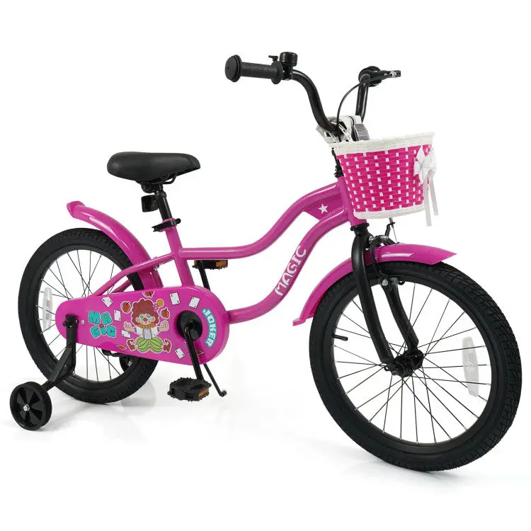 Kids Bike With Training Wheels For Aged 3-4 Years Old 1