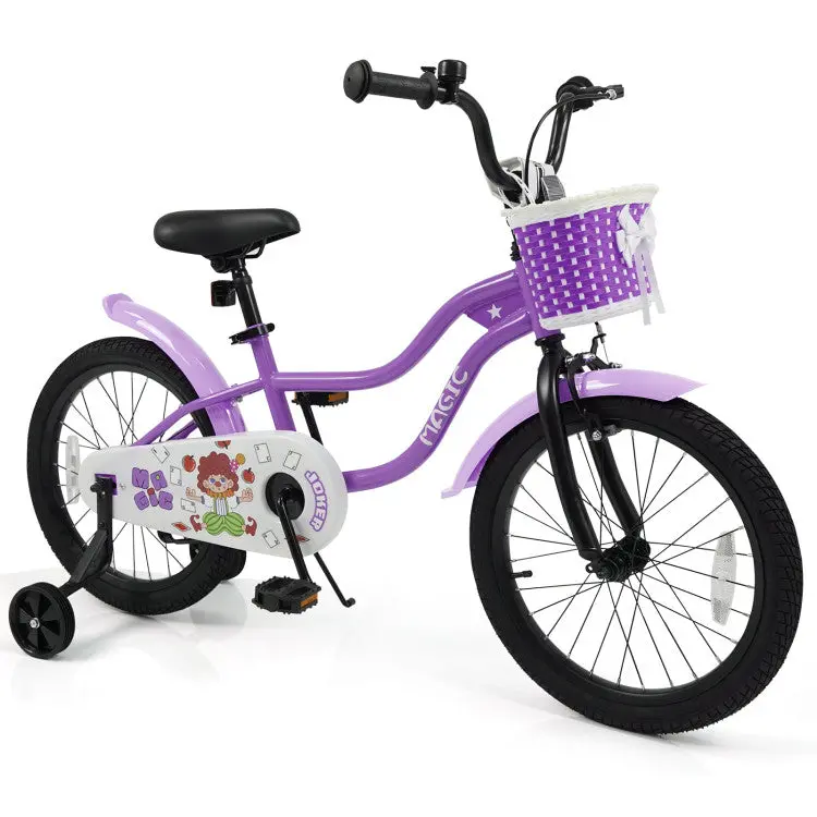 Kids Bike With Training Wheels For Aged 3-4 Years Old 1
