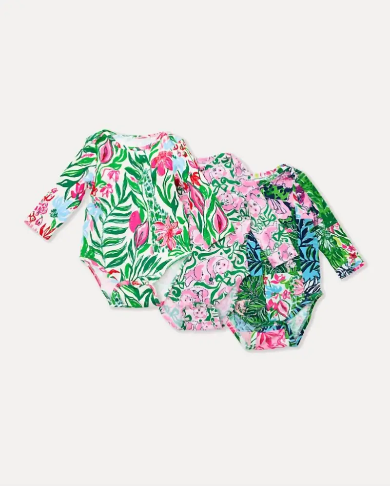 Kid's Minnie Infant Gift Set In Multi Glowing Gardens 1