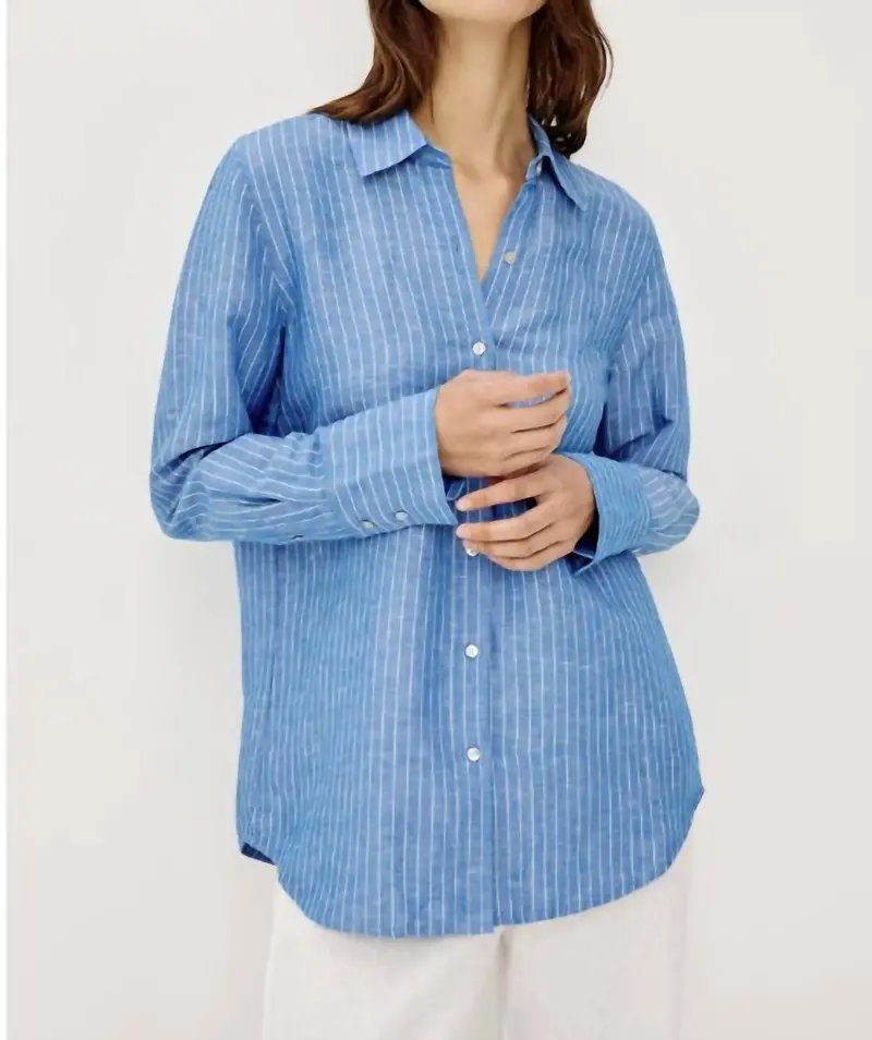 Knox Shirt In Avalon Stripe 1