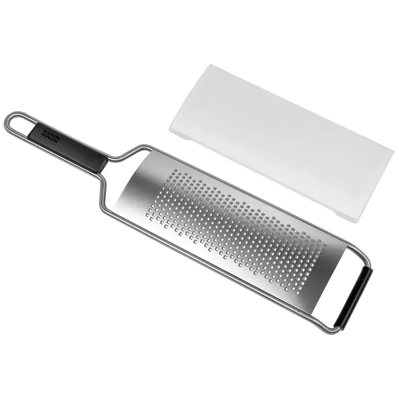 Kuhn Rikon Essential Fine Grater With Ultra-Sharp Stainless Steel Blade For Cheese, Citrus Zest, & Spices 1