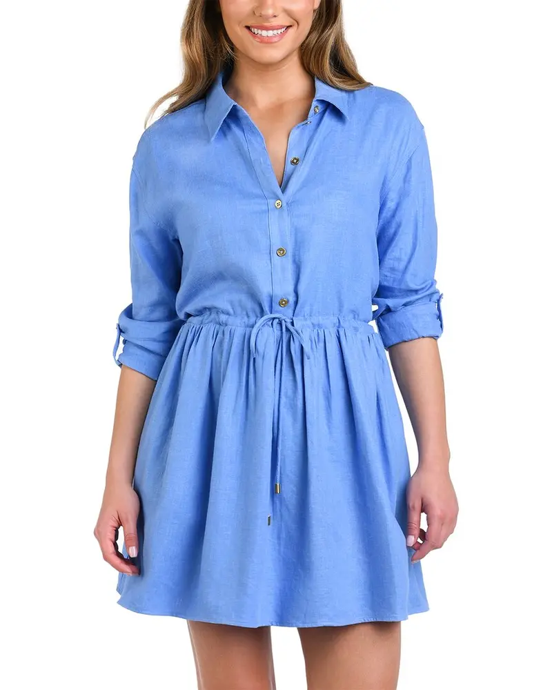 La Blanca Delphine Coast Shirtdress 1