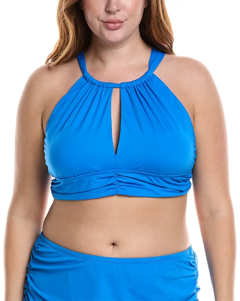 La Blanca Ig High Neck Midline Top 1