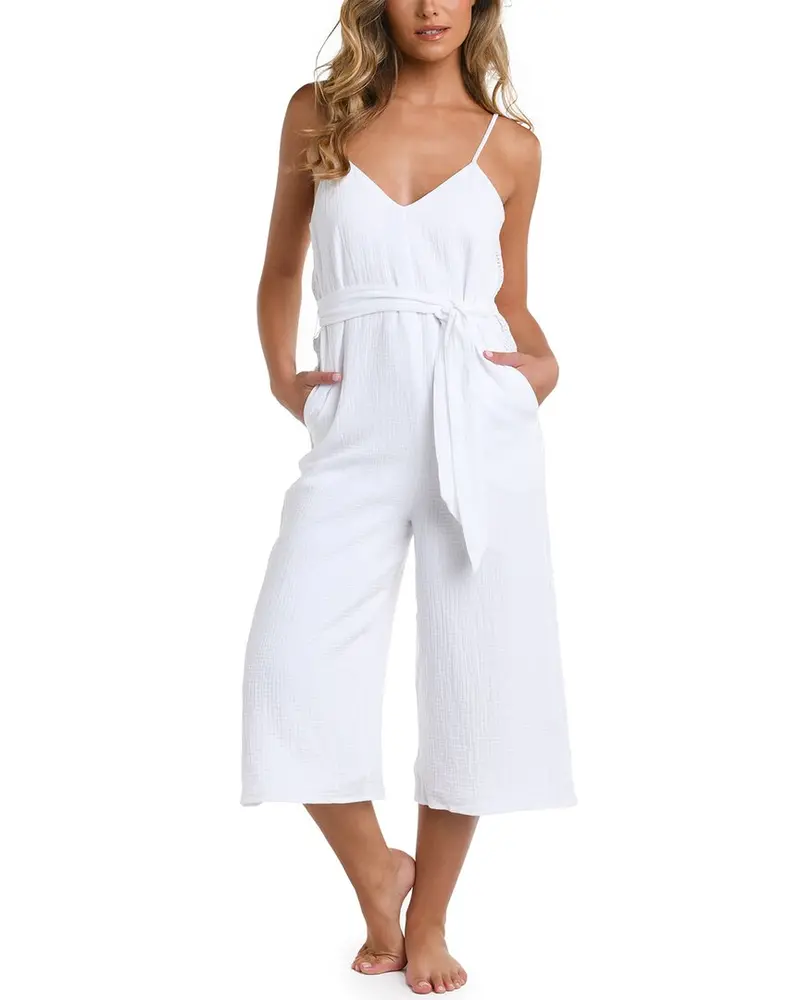 La Blanca Seaside V-Neck Jumpsuit 1