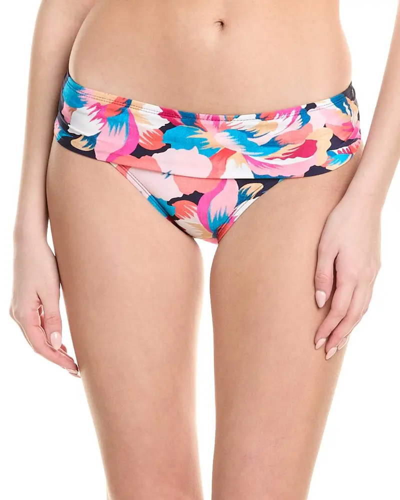 La Blanca Shirred Band Hipster Bikini Bottom 1