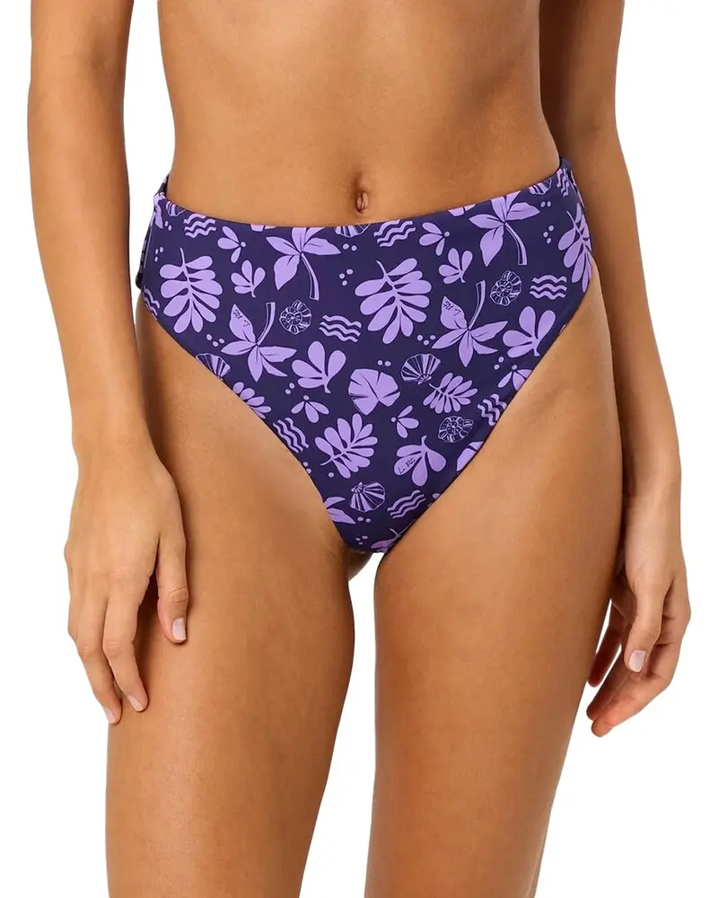 La Porte Monica High-Waisted Cheeky Bikini Bottom 1