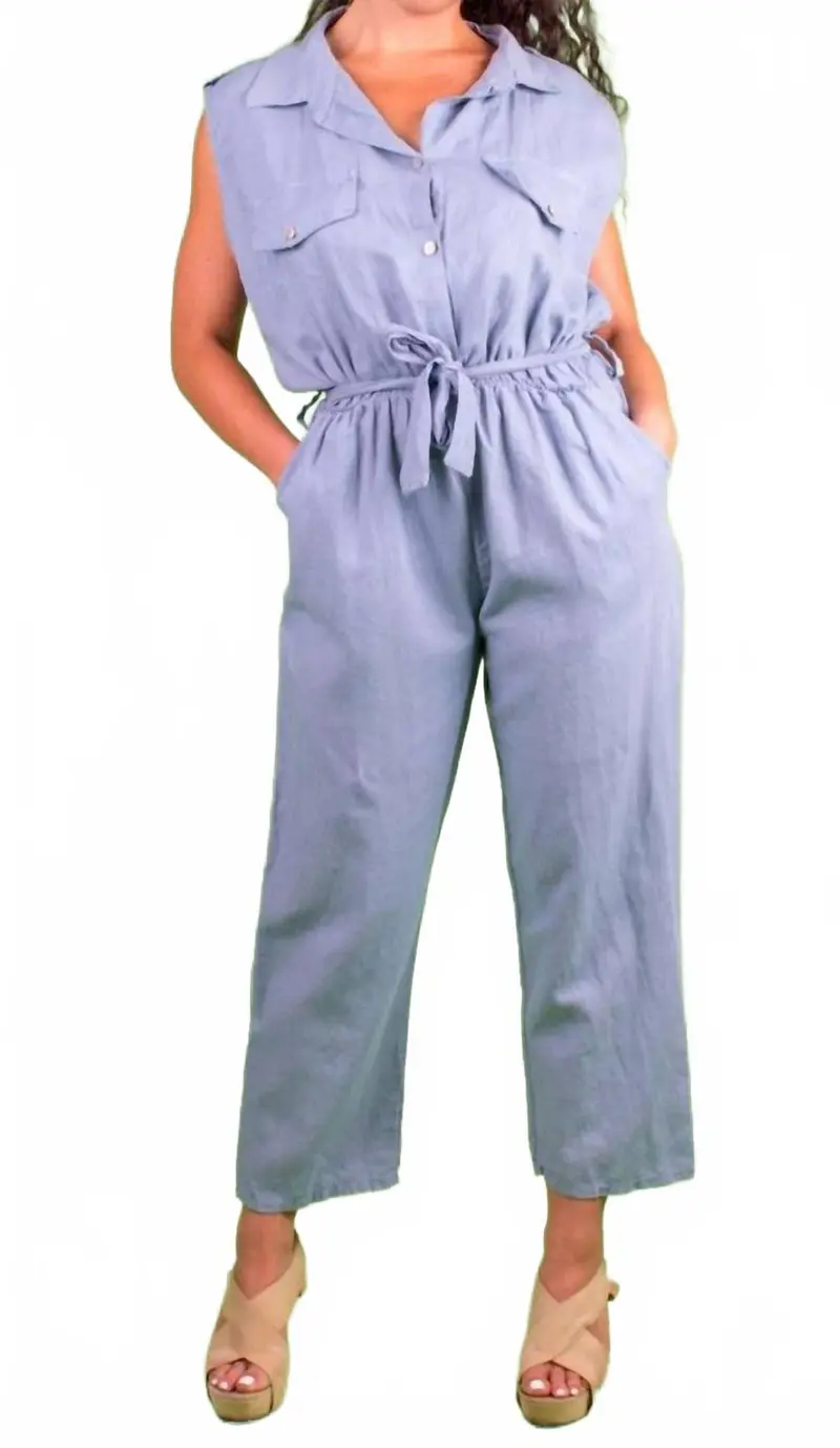 La Tela Jumpsuit In Blue 1