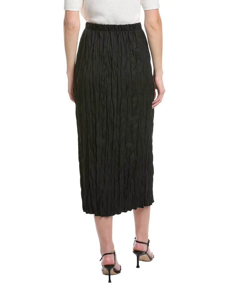 Lafayette 148 New York Crinkle Midi Skirt 2