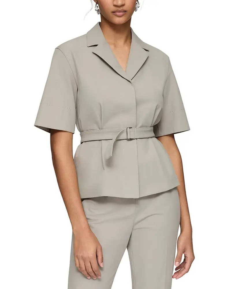 Lafayette 148 New York Petite Short Sleeve Jacket 1
