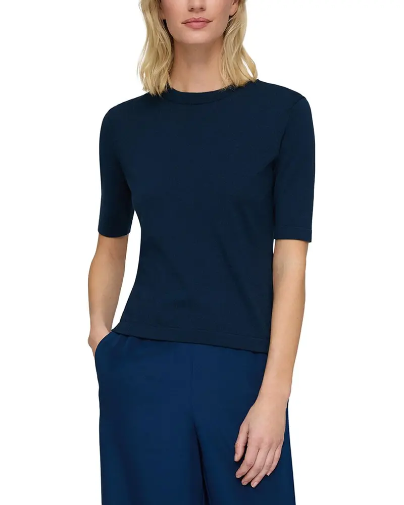 Lafayette 148 New York Petite Silk-Blend Sweater 1