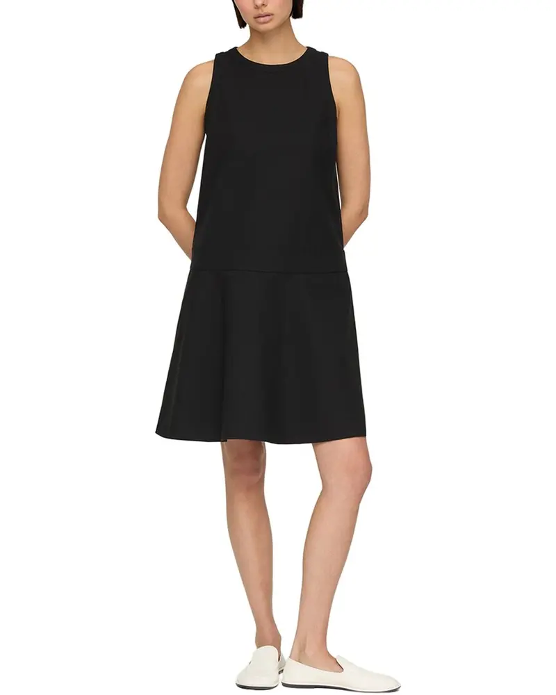 Lafayette 148 New York Petite Sleeveless Drop Waist Dress 1