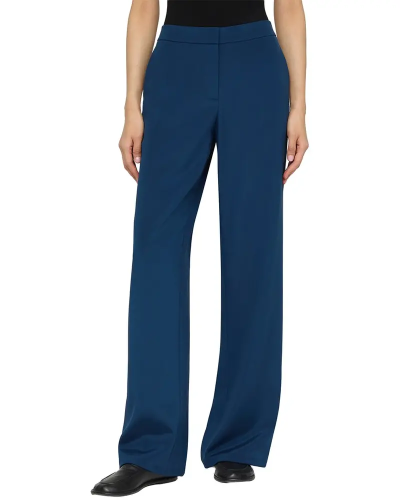 Lafayette 148 New York Plus Sullivan Silk-Blend Pant 1