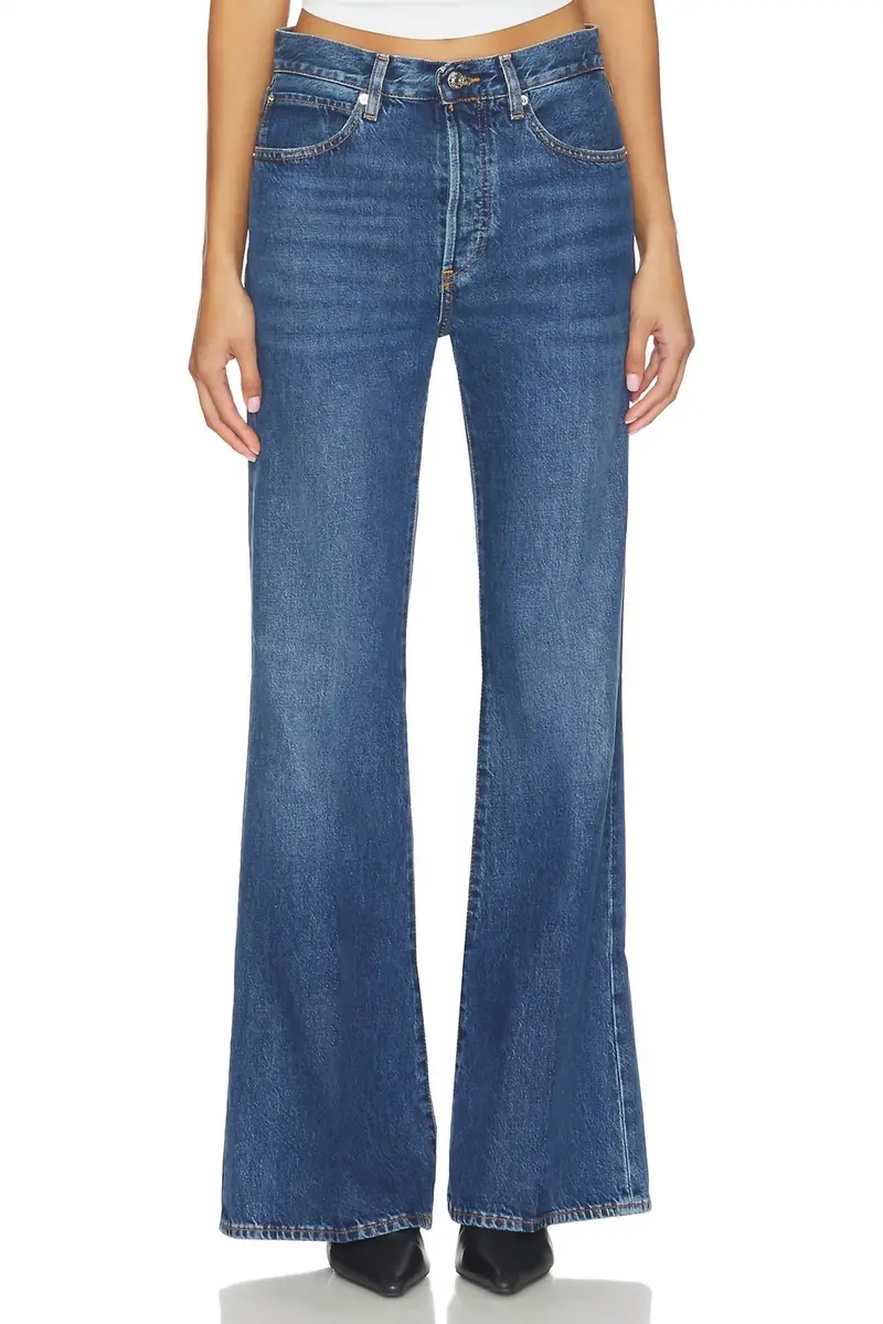 Lax High Rise Jeans In Pilot 1