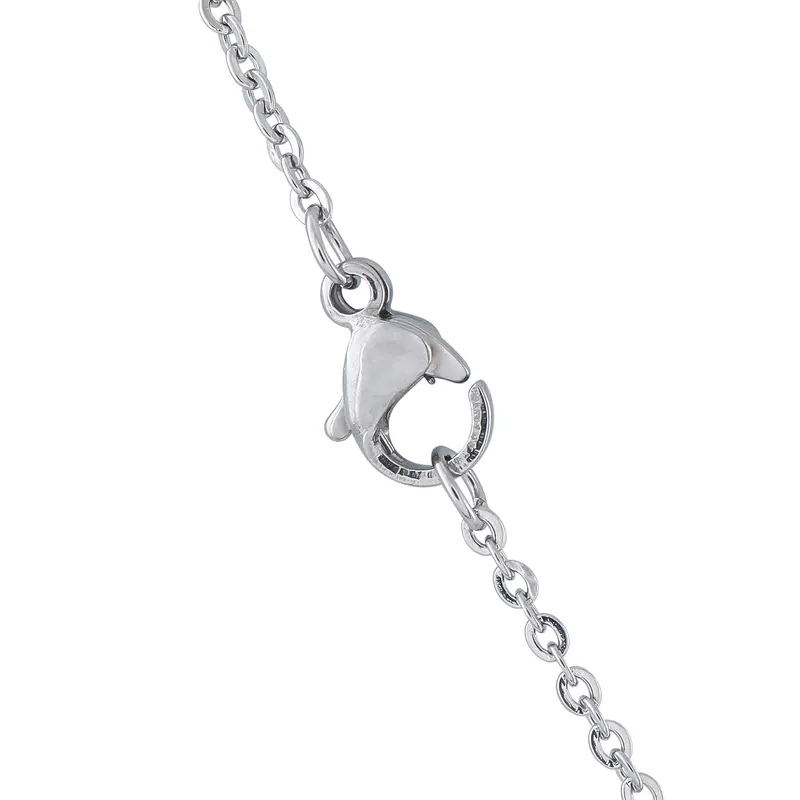 Lb Exclusive Platinum 0.25Ct Diamond And Sapphire Pendant Necklace Mf19-041326 2