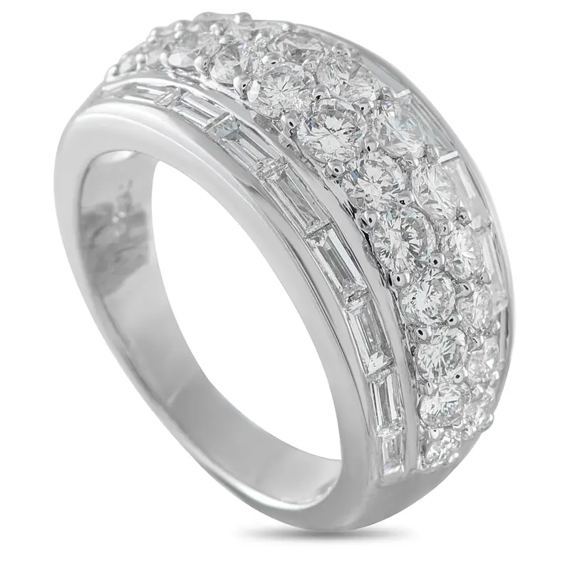 Lb Exclusive Platinum 2.0Ct Diamond Ring Mf10-041426 1
