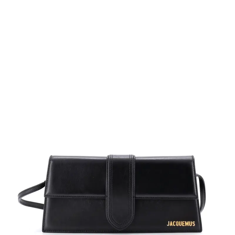 Le Bambino Top Handle Flap Bag Leather Long 1